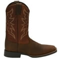 thumbnail image 1 of Justin Boots Mens Chet 11 Inch Square Toe Cowboy  Mid Calf Boots, 1 of 5
