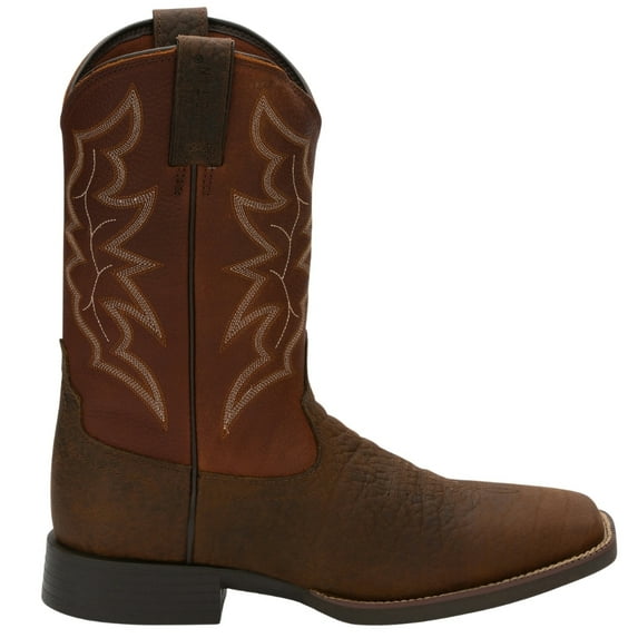 Justin Boots Mens Chet 11 Inch Square Toe Cowboy Mid Calf Boots