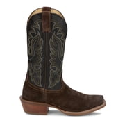 Justin Boots Mens Cowboy Town Square Toe Suede Cowboy Mid Calf Boots