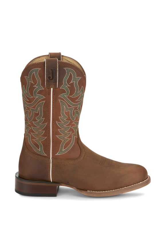 Boots Mens Disco Man 11 Inch Round Toe Cowboy  Mid Calf Boots