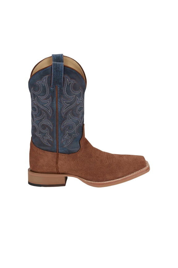 Boots Mens Fergus Roughout Square Toe Cowboy  Mid Calf Boots