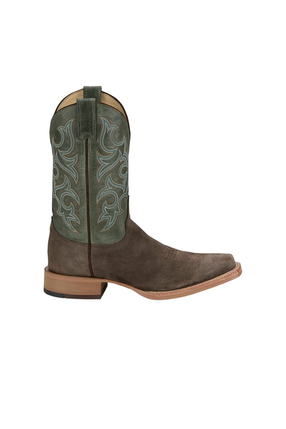 Boots Mens Fergus Roughout Square Toe Cowboy Mid Calf Boots