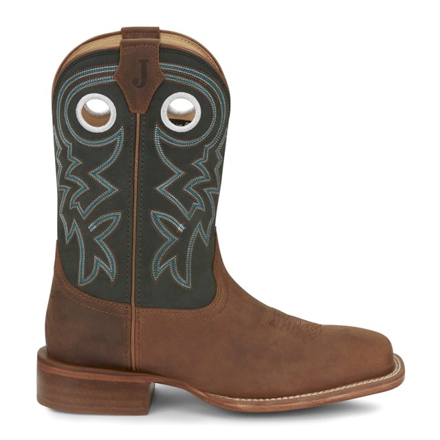 Justin Boots Mens News 11 Inch Square Toe Cowboy Mid Calf Boots