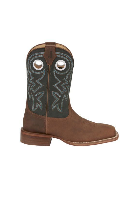 Boots Mens News Square Toe Pull On Cowboy Mid Calf Boots
