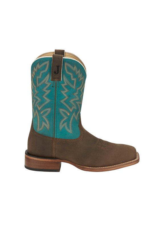 Boots Mens Jackpot Square Toe Pull On Cowboy Mid Calf Boots