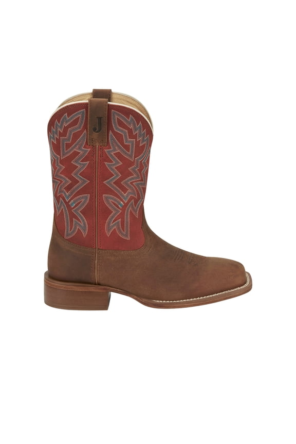 Boots Mens Jackpot Square Toe Pull On Cowboy Mid Calf Boots