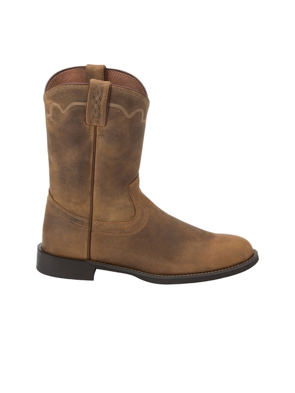Boots Mens Jeb Round Toe Roper Mid Calf Boots