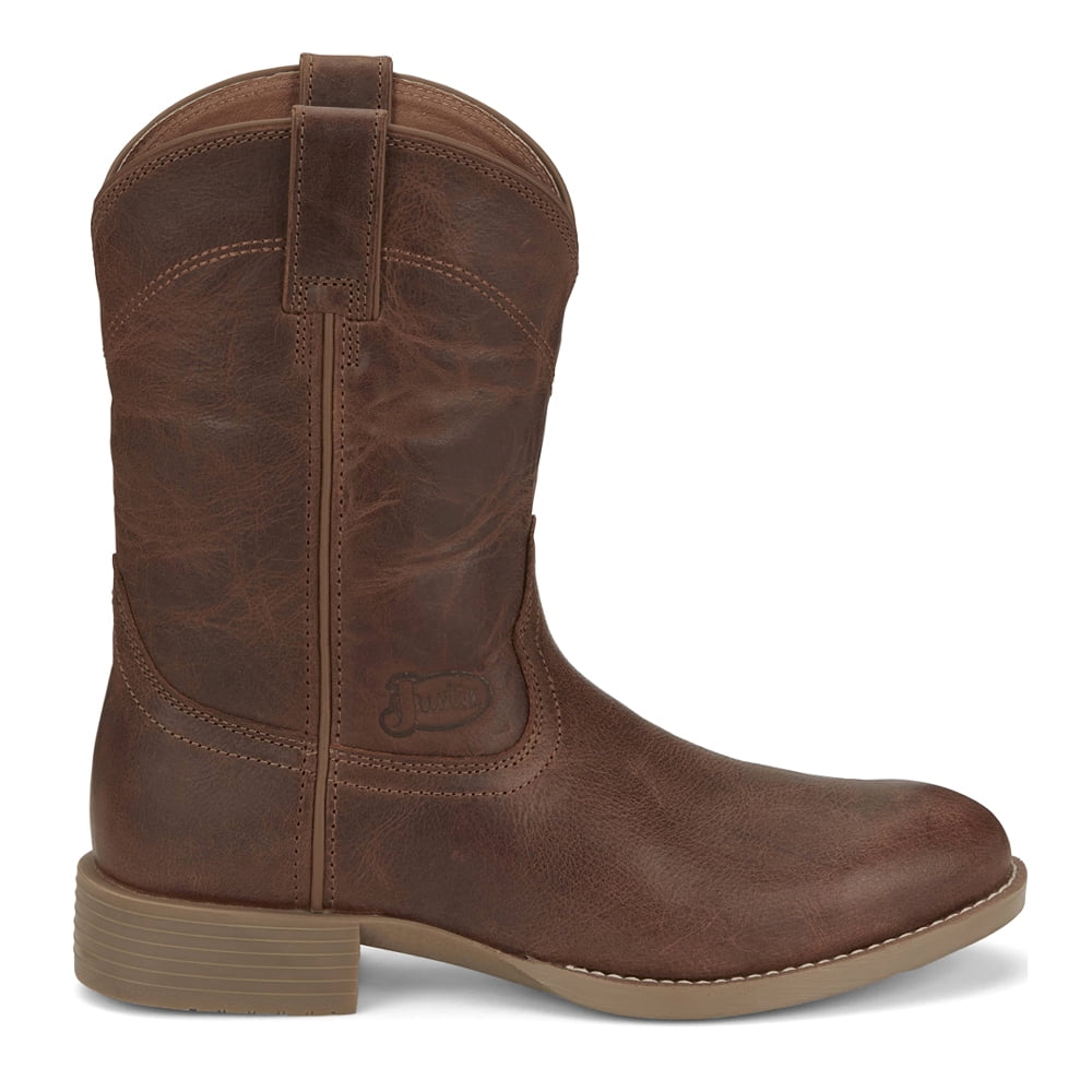 Justin Boots Mens Kilgore 10 Inch Stampede Round Toe Cowboy Casual Mid Cal Walmart Business Supplies