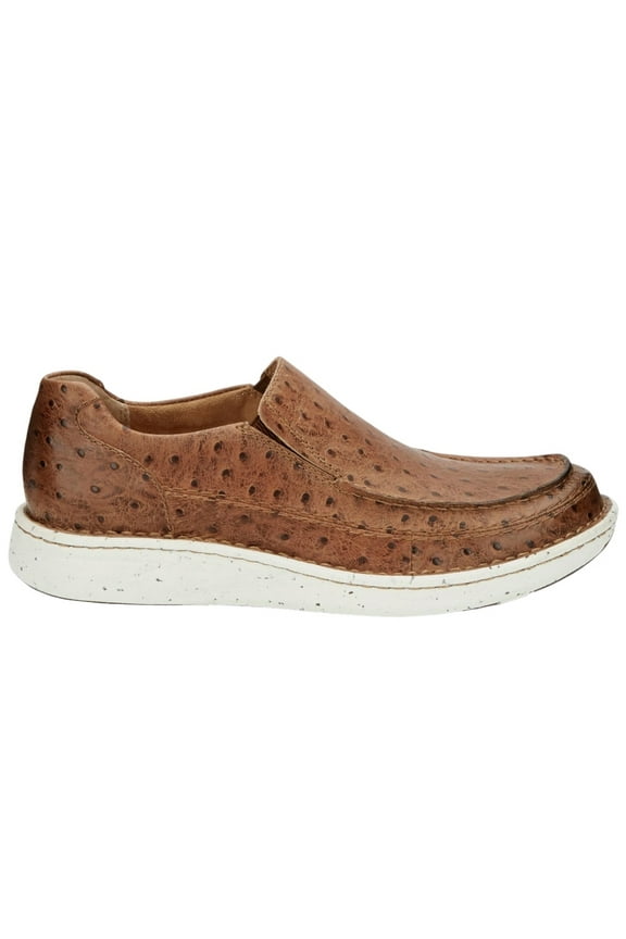 Boots Mens Looper Ostrich Print Slip On Casual Shoes