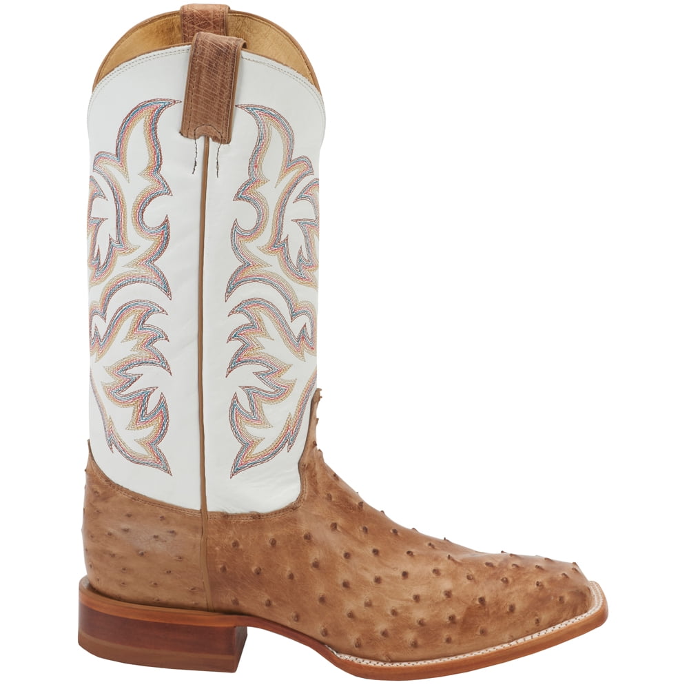 Justin boots ostrich round toe cheap