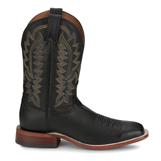 Justin Boots Mens Poston Square Toe Cowboy Mid Calf Boots