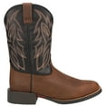 thumbnail image 1 of Justin Boots Mens Rendon Embroidered Round Toe Pull On Cowboy  Mid Calf Boo, 1 of 7
