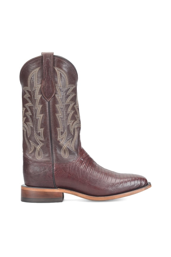 Boots Mens Reposado 12 Inch Lizard Square Toe Cowboy Mid Calf Dress