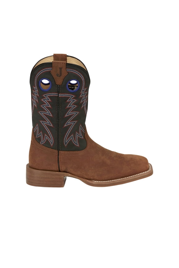Boots Mens Show Stopper Square Toe Pull On Cowboy Mid Calf Boots
