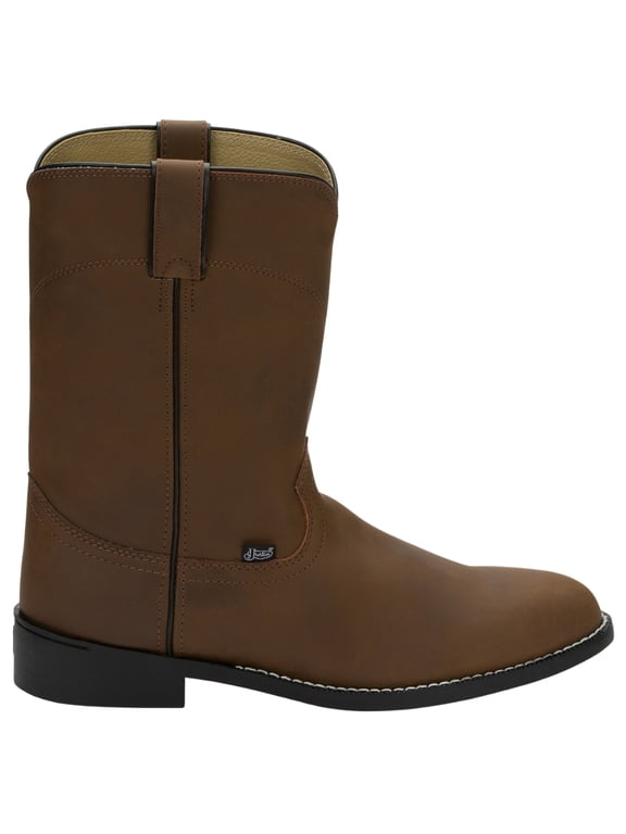 Boots Mens Temple Round Toe Roper Mid Calf Boots