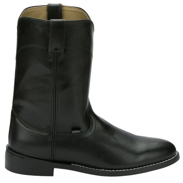 Justin Boots Mens Temple Round Toe Cowboy  Mid Calf Boots