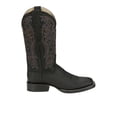 thumbnail image 1 of Justin Boots Mens Three Bars Smooth Ostrich Square Toe Cowboy  Mid Calf Boo, 1 of 5