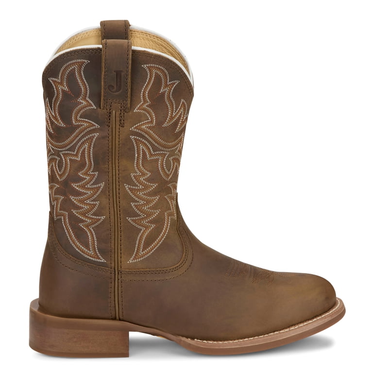 Justin Boots Mens Wild Bill 11 Inch Round Toe Cowboy Mid 