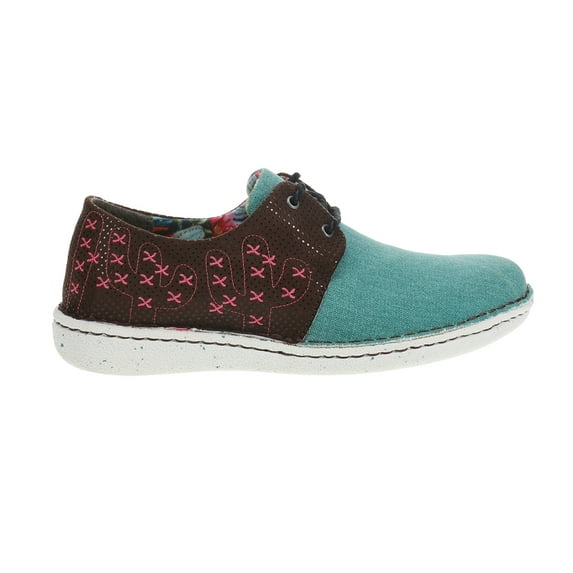 Justin Boots Womens Breezy Floral Moc Toe Chukka Ankle Boots