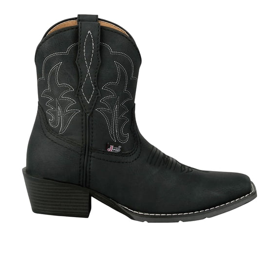 Justin Boots Womens Dee Embroidered Square Toe Cowboy Ankle Boots