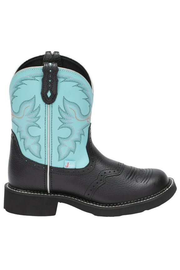 Boots Womens Gemma Embroidered Round Toe Cowboy  Ankle Boots