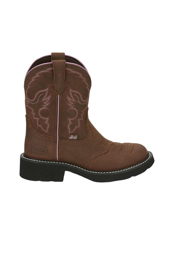 Boots Womens Gemma Embroidered Round Toe Cowboy Ankle Boots