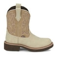thumbnail image 1 of Justin Boots Womens Kay Embroidered Round Toe Cowboy  Mid Calf Boots, 1 of 5