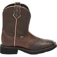 thumbnail image 1 of Justin Boots Womens Mandra Embossed Square Toe Cowboy  Ankle Boots, 1 of 7