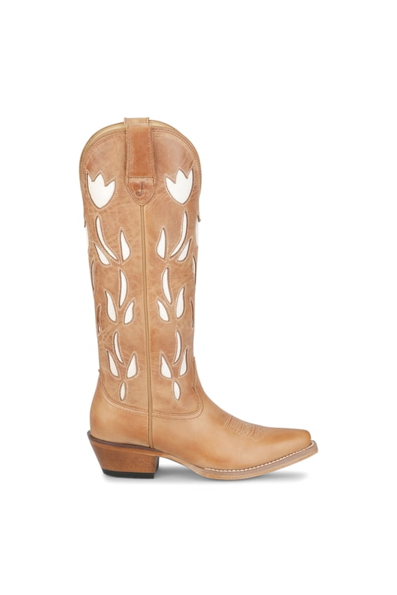 Boot Company Womens Women`s Justin Vintage Antique  May 15In Snip Toe Boot 9 B Tan