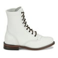 thumbnail image 1 of Justin Boot Company Womens Women`s Justin  Water Buffalo Lace Up Roper 9 B White, 1 of 5
