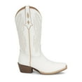 thumbnail image 1 of Justin Boots Womens Rae Midnight Embroidered Square Toe Cowboy  Mid Calf Bo, 1 of 5