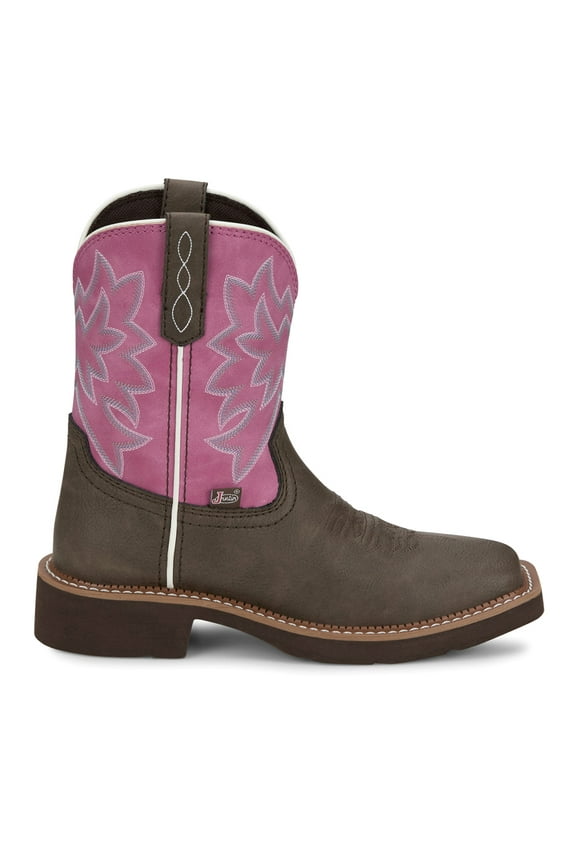 Boots Womens Sunny Embroidered Square Toe Cowboy Mid Calf Boots