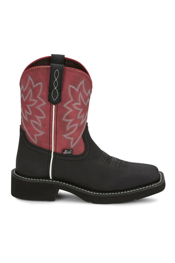 Boots Womens Sunny Embroidered Square Toe Cowboy  Mid Calf Boots