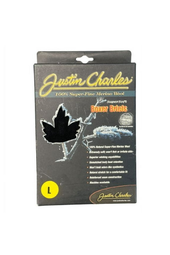 Size Large 100% Merino Wool Men Midweight Thermal Layer Boxer Briefs