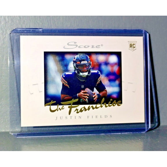 Justin Fields 2021 Panini NFL Score The Franchise #F6 Rookie Card 1/1966