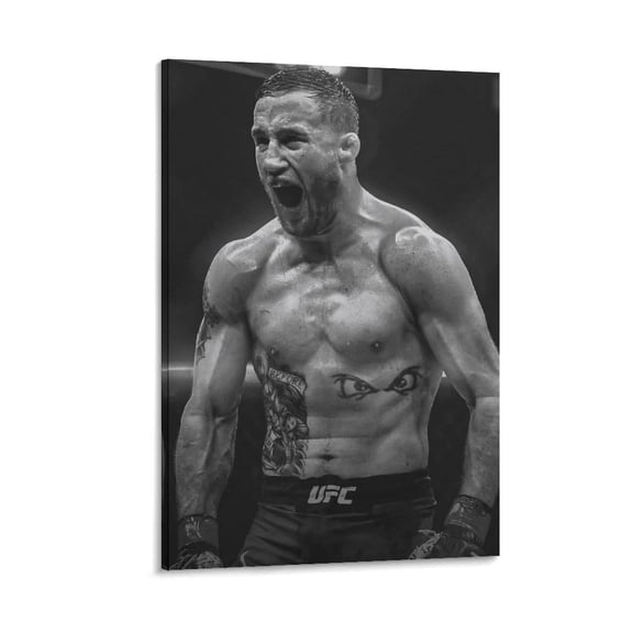 Justin Gaethje Canvas Poster Picture Print Wall Art Poster Painting Canvas Posters Artworks Gift Room Aesthetic 24x36inch(60x90cm)