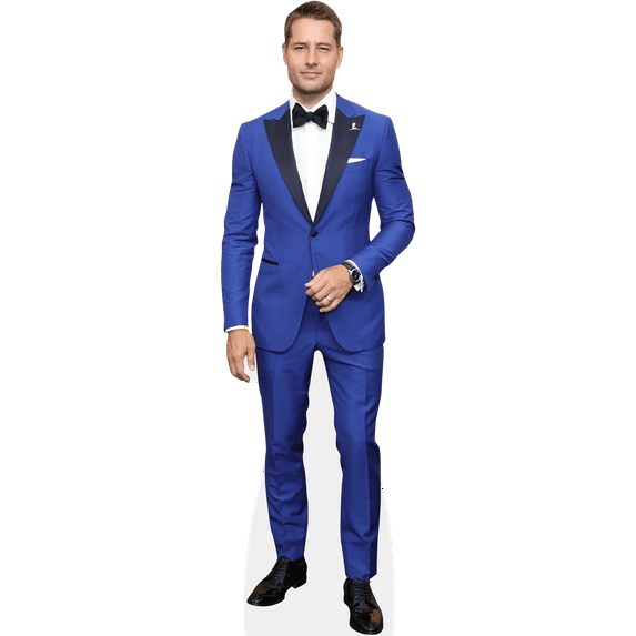 Justin Hartley (Blue Suit) Lifesize Cardboard Cutout Standee