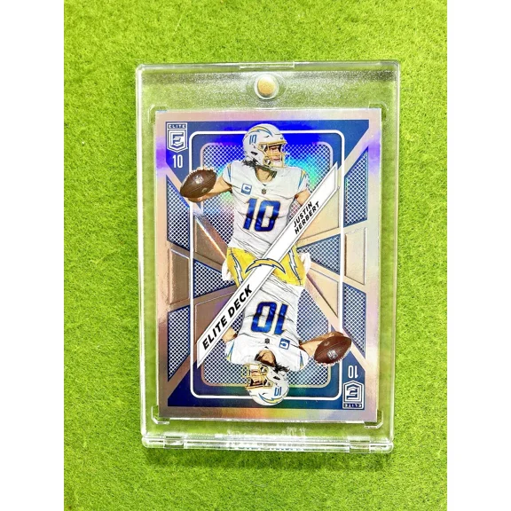 Justin Herbert ELITE DECK SP CARD LA CHARGERS 2023 Donruss Elite DECK Football