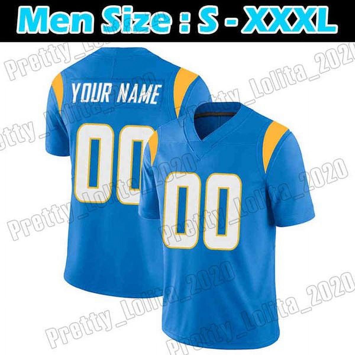 Justin Herbert Football Jersey 3 Derwin James Jr Keenan Allen Los