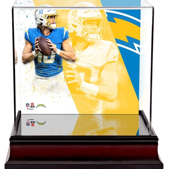 Justin Herbert Los Angeles Chargers Deluxe Mini Helmet Case