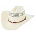 thumbnail image 1 of Justin JS0156FLGSX Unisex Flagstaff Straw Western Cowboy Hat w/ 4" Brim - Size 7, 1 of 1