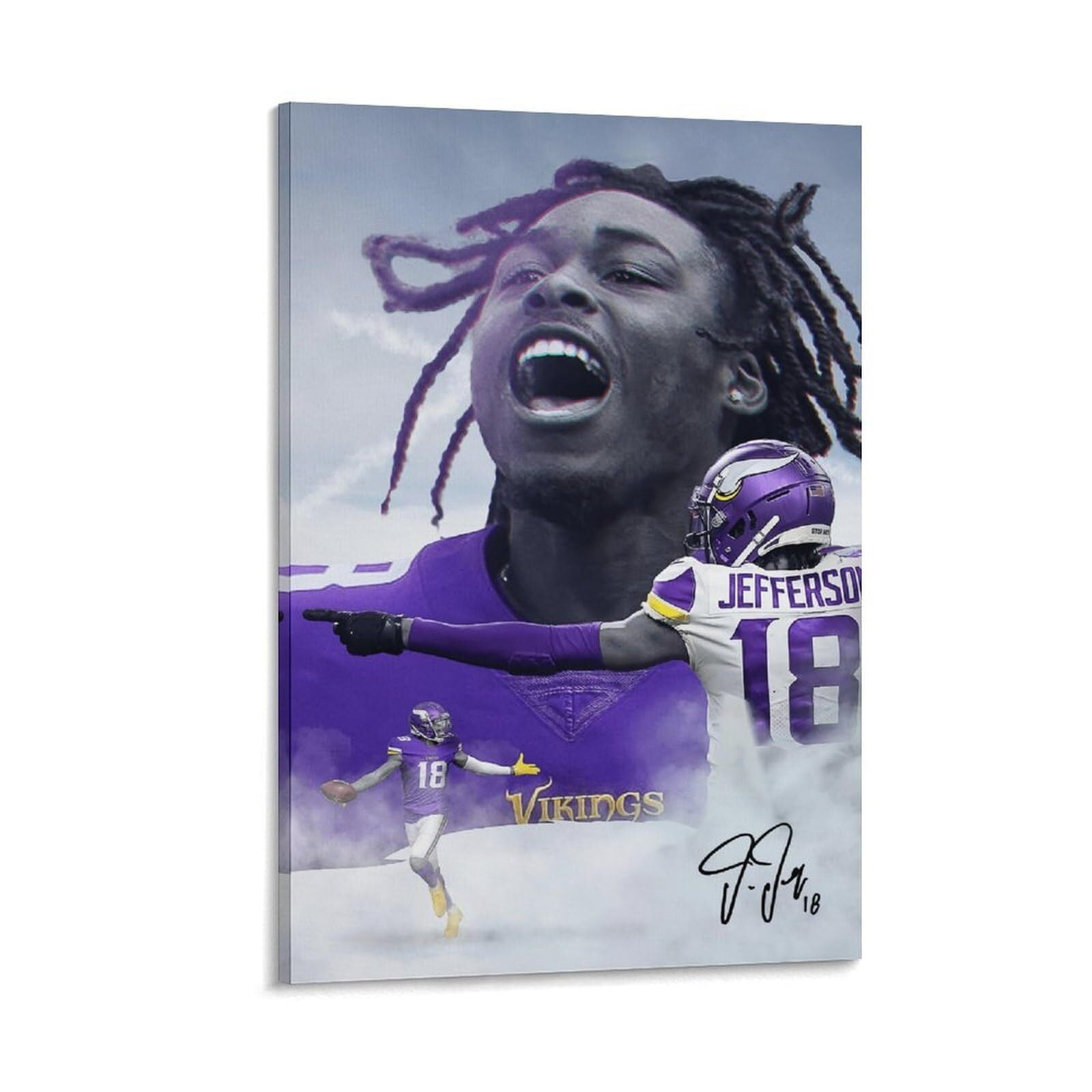 Feelyou 3pcs Kids Football Canvas Wall Art For Living Room Bedroom