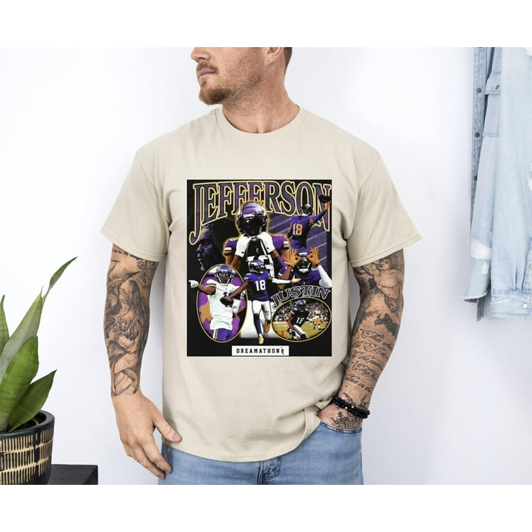 Image Justin Jefferson image beautiful - Justin Jefferson Dreams Shirt Vintage Justin Jefferson T-shirt ...