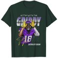 thumbnail image 1 of Justin Jefferson Kids, Funny Hit'em With The Griddy T-shirt, Unisex Cotton T-shirt, 1 of 2