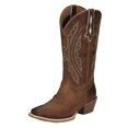 thumbnail image 1 of Justin Ladies Rein Square Toe Boots 1 Waxy Tan, 1 of 4