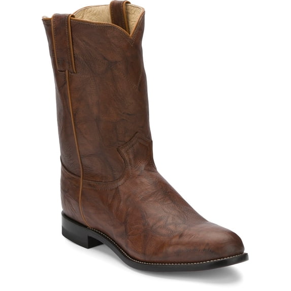 Justin Men's 10" Jackson Roper Boot Chestnut Brown - 3163