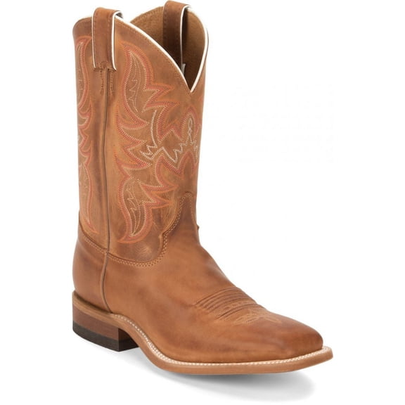Justin Boots Mens Austin Square Toe Cowboy  Mid Calf Boots