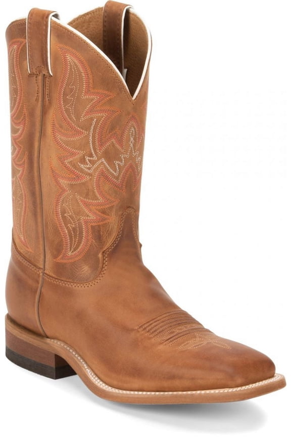 Boots Mens Austin Square Toe Cowboy  Mid Calf Boots
