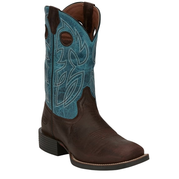 Justin Men's 11" Bowline Western Boot Broad Square Toe - SE7524 9.5 EE US