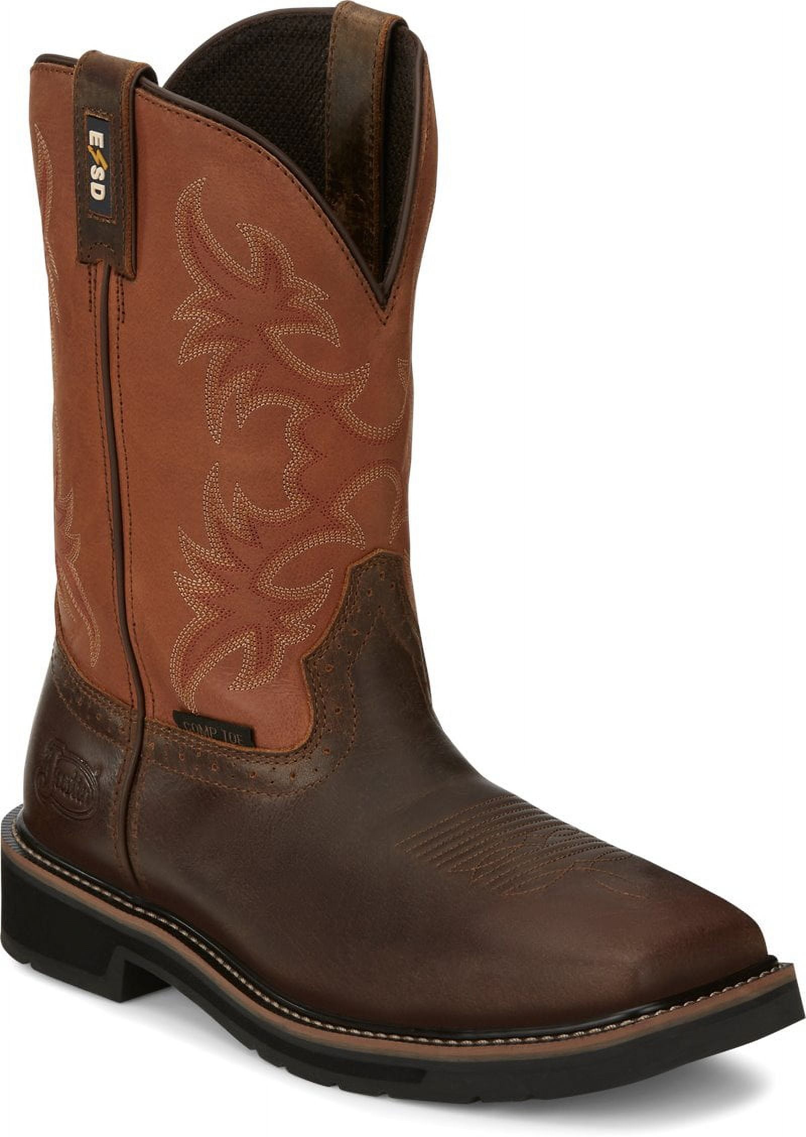 Justin work cowboy boots hot sale
